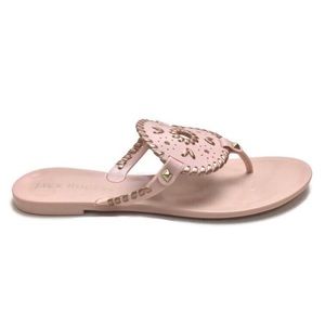 Jack Rogers Pink Jelly Georgica Sandals 7M with box